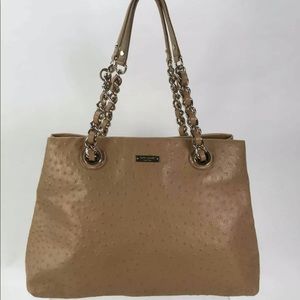 Kate Spade New York Brown Leather SnapClosure Tote